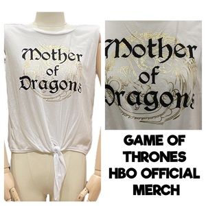 Game of Thrones HBO Danaerys Targaryen Mother of Dragons crop top / S / NWOT